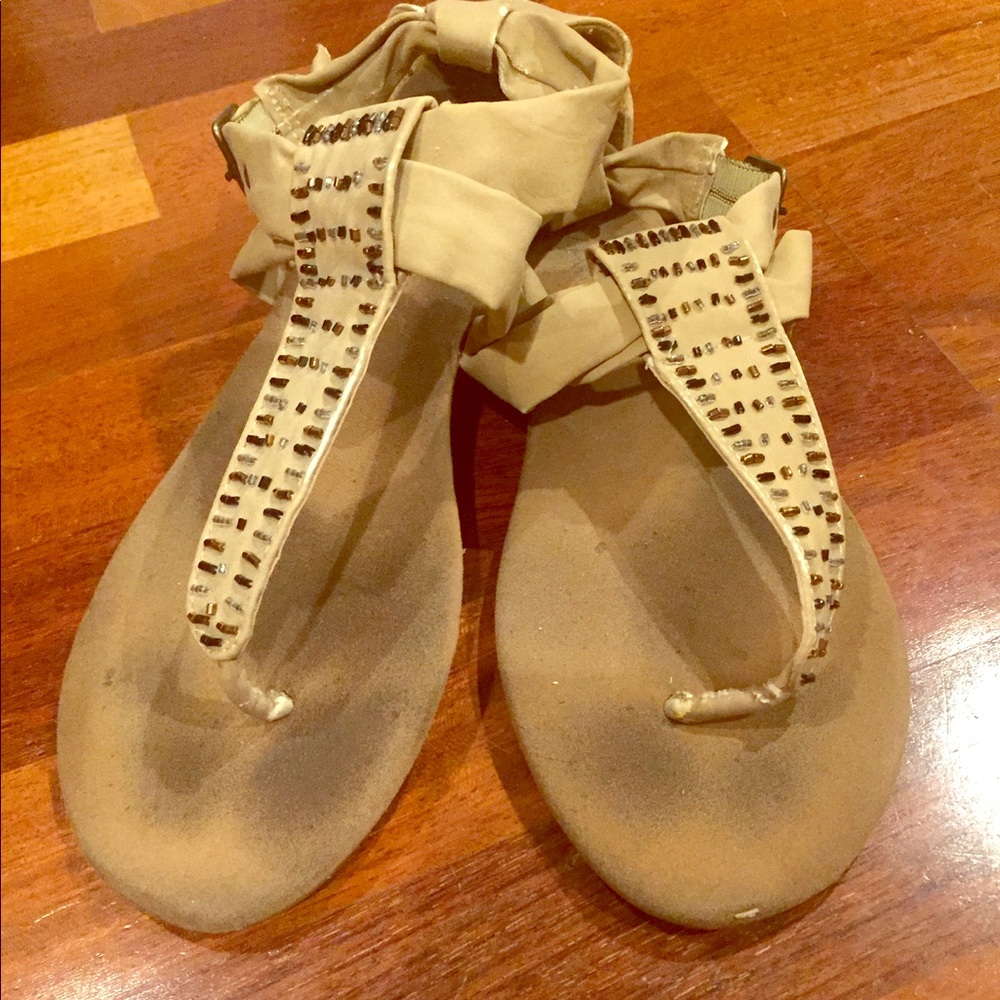 Beaded sandals
